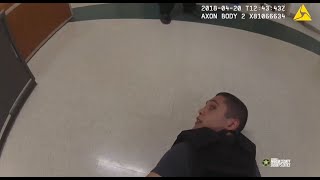 Surveillance body camera footage from Ocala school shooting [upl. by Eirual]