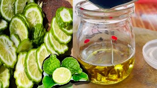 How to make bergamot oil របៀបធ្វើប្រេងក្រូចសើច [upl. by Ahseen]