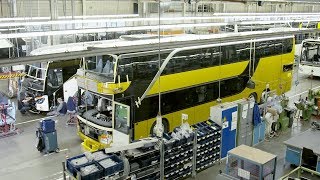 Setra Bus Production in NeuUlm [upl. by Yanaton]