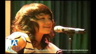 Im Yours cover live  Apollo English Idol  Thai Trinh Cover [upl. by Wilen]