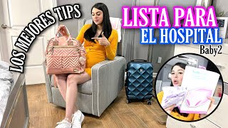 QUE LLEVO EN MI MALETA PARA EL HOSPITAL  PAÑALERA DE MI BEBE⎪LOS MEJORES TIPS [upl. by Heddi]