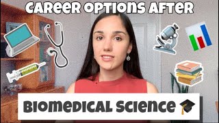 Career options after BIOMEDICAL SCIENCE DEGREE 🎓 [upl. by Nileuqcaj]