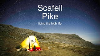 Scafell Pike wild camp High living with the MSR Access 1 tent on Englands highest mountain [upl. by Calla]