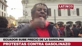 Sube gasolina en Ecuador masivas protestas [upl. by Alo]