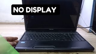 Toshiba Satellite Pro C660 Power On But No Display Solution  Toshiba Laptop No Display Fixed Fix it [upl. by Ahsenid]