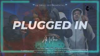 OFB SJ  Plugged In INSTRUMENTAL  UK DRILL BEAT 2024 [upl. by Suirtemed]