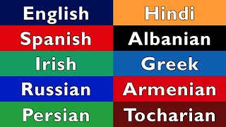 INDOEUROPEAN LANGUAGES Numbers 110 [upl. by Eivla]