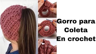 Como hacer Gorro Básico a Crochet PASO A PASO para principiantes [upl. by Essiralc]