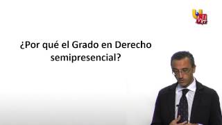 Presentación Grado en Derecho Grupo Semipresencial [upl. by Lundin128]