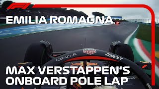 Max Verstappens Pole Lap  2022 Emilia Romagna Grand Prix  Pirelli [upl. by Asselim]