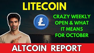 LTC The MOST important WEEKLY OPEN in OCTOBER  Litecoin LTC Price Prediction [upl. by Carrelli]