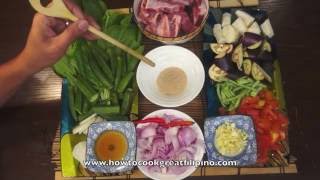 Paano magluto Sinigang na Buto Buto Baboy  Pork Ribs Recipe  Tagalog Pinoy Filipino Cooking [upl. by Aerdnac]