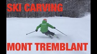 SKI CARVING MONT TREMBLANT  2018 [upl. by Kenzi]