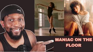 Michael Sembello  Maniac on the Floor  First Time Reaction [upl. by Itsirhc414]