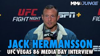 Jack Hermansson Focused on Playing Spoiler vs UpandComing Joe Pyfer  UFC Fight Night 236 [upl. by Angadreme379]