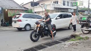 motor sm3 400cc ganti ban pacul pirelli scorpion rally mantap [upl. by Brennen]