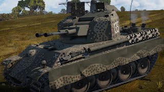 War Thunder Realistic Battle Flakpanzer V Coelian Drop the Bass [upl. by Ahsikahs]