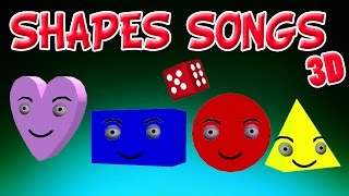 The Shapes Song  Shapes for children  Learn Shapes  Shapes Song Collection [upl. by Nashbar]