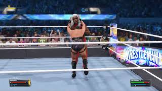 WWE 2K23 The Woman Champion Rhea Ripley cs Jade Cargill on wrestlemania [upl. by Akcirederf34]