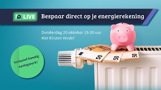 ID LIVE Bespaar direct op je energierekening  Energie amp Besparen  IDnl [upl. by Sihun]