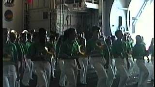 All City Band on the USS Nimitz 1992 [upl. by Navar]