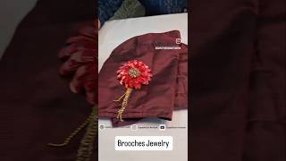 Brooches JewelryHandmadeTrending JewelryBlouse Work 91 6379292926Recorded Live Class [upl. by Ronacin]