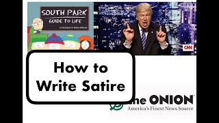 How to Write a Satire [upl. by Lativa809]