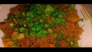 How to Make Bhuna Beef Keema With Aloo Matar Special Recipe Cooking Vibes [upl. by Anal40]