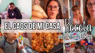 Mi casa se vuelve una LOCURA  Os enseño la RECETA de las MIGAS [upl. by Yremogtnom876]