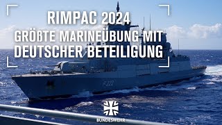 RIMPAC 2024 – Größte Marineübung mit 29 Nationen  Bundeswehr [upl. by Maribeth205]