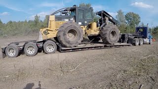 CAT SKIDDER UNLOADING [upl. by Rape]