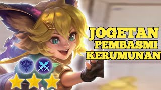 JOY ASTRO ASSASSIN TITAN MODE  JOGETAN PENGHANCUR KERUMUNAN‼️ MAGIC CHESS MOBILE LEGEND 2024 [upl. by Anaerol896]