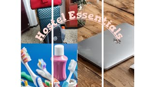 Hostel Essentials 🧳🪥🪒🪞💻💊🧷🔌📱What to carry for hostel [upl. by Reich]