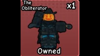 Halloween drones defense Robloxthe obliterator showcasehard mode halloween tower [upl. by Selwin]