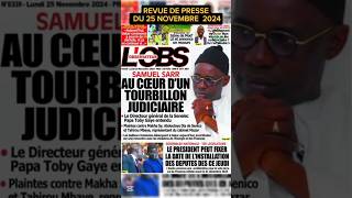 En Wolof Revue de presse 🇸🇳du 25 novembre 2024 part 3 revuedepresse actualitesenegal mtdnews08 [upl. by Haimes]