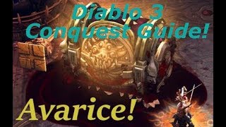 D3 Season 19 Conquest Guide Easiest Way to Complete Avarice [upl. by Edmon218]