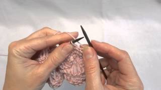 Lace Strickmuster Wellen  How to knit Lace Stitch Waves [upl. by Ennoved]