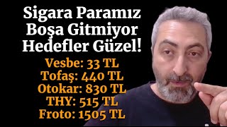 Sigara Paramız Boşa Gitmiyor Ak Yatırım Hedef Fiyatlar Güzel vesbe froto thyao [upl. by Relyhs]