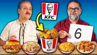 Mexican Dads Try the ENTIRE KFC Menu [upl. by Ruhnke]