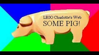 Lego Charlottes WebSome Pig RERUN 2012 [upl. by Anazraf]