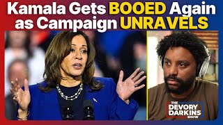 Kamala BOOED AGAIN As Campaign UNRAVELS [upl. by Ellinej115]