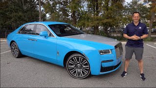 Is the 2024 RollsRoyce Ghost a BETTER luxury car than a Mercedes Maybach S 680 [upl. by Doley]