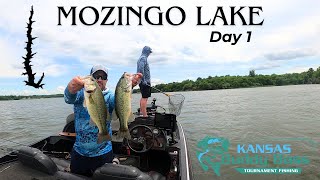 Mozingo Lake  Day 1  Kansas Buddy Bass 2024 [upl. by Almeda]