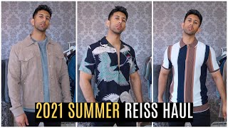 Summer 2021 Reiss Haul  Try On Haul  Mens Fashion [upl. by Nehgaem946]