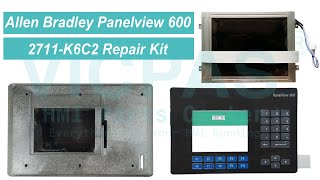 How to Repair 2711K6C2 Panelview 600 Terminals Keypad LCD Case [upl. by Gratia]