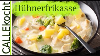 Hühnerfrikassee kochen und selber machen  Omas Rezept [upl. by Clift]