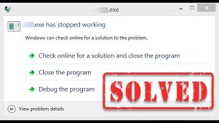 How To Fix exe Has Stopped Working  Appcrash Solved In Windows 11 [upl. by Htebizile447]