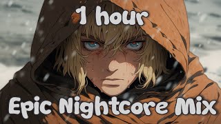 Epic Nightcore Mix  1 Hour Nathan Wagner x Nightcore [upl. by Mazur112]