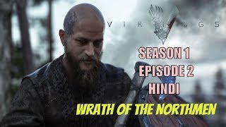 VIKINGS S01 Ep02  Wrath of the Northmen  Explained in HINDI [upl. by Yennep]