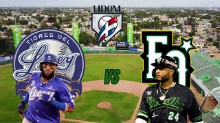 EN VIVO LIDOM 2024  Tigres del Licey vs Estrellas Orientales  Previa  Debut Robinson Canó [upl. by Ehudd]